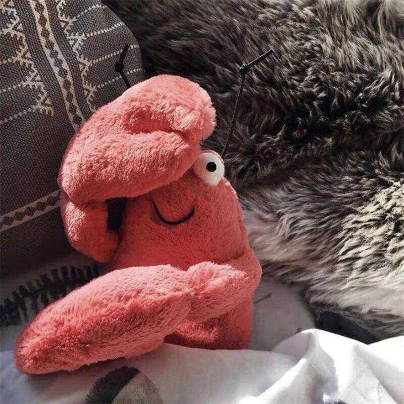 Sheldon Shrimp Plush British Style Larry Crab Dolls Stuffed Animal Plushies Appease Toys Baby Birthday Gifts For Kids Y260128