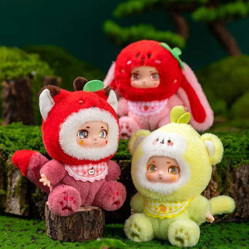 14cm Cute Fruit Sweetheart Party Vinyl Popular Stuffed Plush Toys Strawberry, Apple, Pear Kids Creative Gifts Pendant Y260128