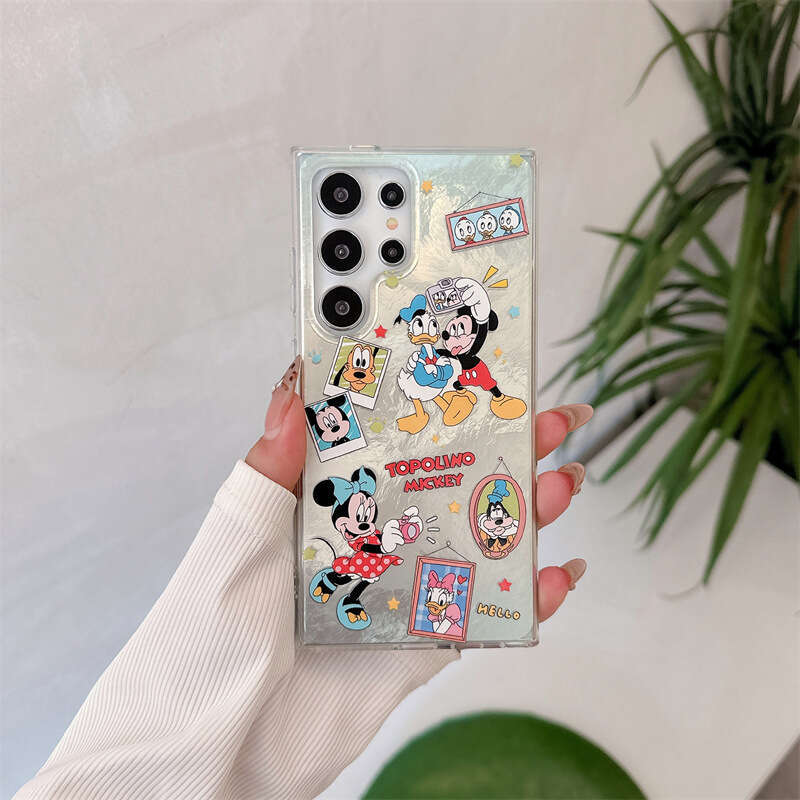 Cute Magnetic Laser Samsung Galaxy S26Ultra Phone Case Suitable for S22/S23/S24 S25plus S260128