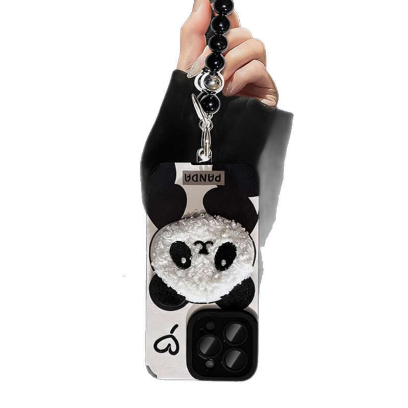 Hanhan Panda Compatible with iPhone 17 Simple 16 PRO/15 Phone Case Apple 14 Pro Max New 13 S260128 8fc