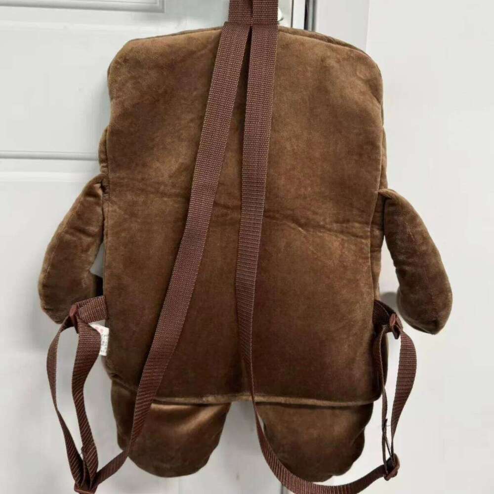 Panda Plush Toy Doll Funny Domo-kun Game Toys Soft Stuffed Animals Plushes Domo Kun Bag for Kids Birthday Gift Y260128