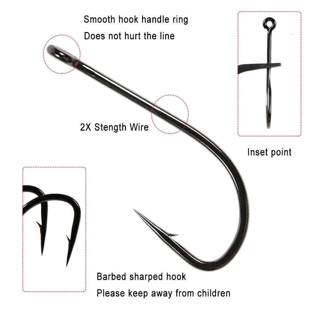 Vampfly 2X Stength Stinger Fishhook Fly Hook Streamer Flies Tying For Pike Bass Trout Saltwater Freshwater Fishing Z260128