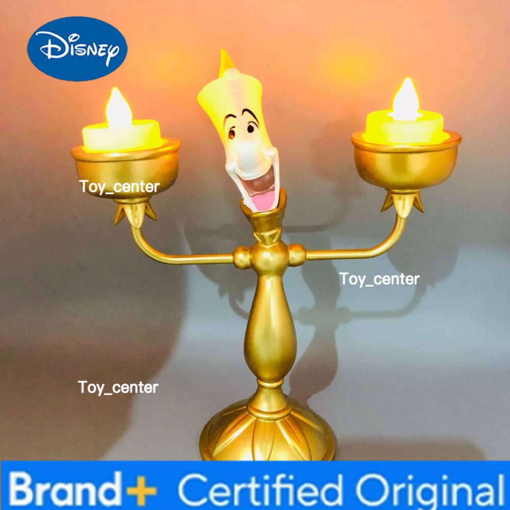 Disney Beauty And The Beast Cogsworth Mr Clock 24cm Action Figure Figurine Collection Decoration Toys Pvc Model Christmas Gifts H260128