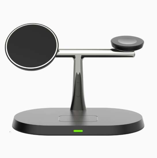 Three-in-One Wireless Charger, Suitable for Apple and Huawei Mobile Phones, Desktop Stand with 15W Magnetic Wireless Fast Charging H260128