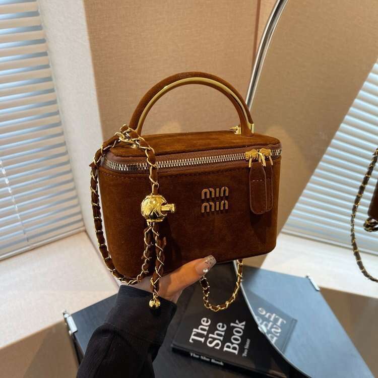 Korean Niche Ins Mini Small New Fashion Matte Box Trendy Chain Shoulder Crossbody Bag
