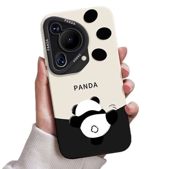 Compatible with Huawei Pura Phone Case New 80 Panda Niche P70 Pro Cute 60 Shockproof Trendy Fun S260128
