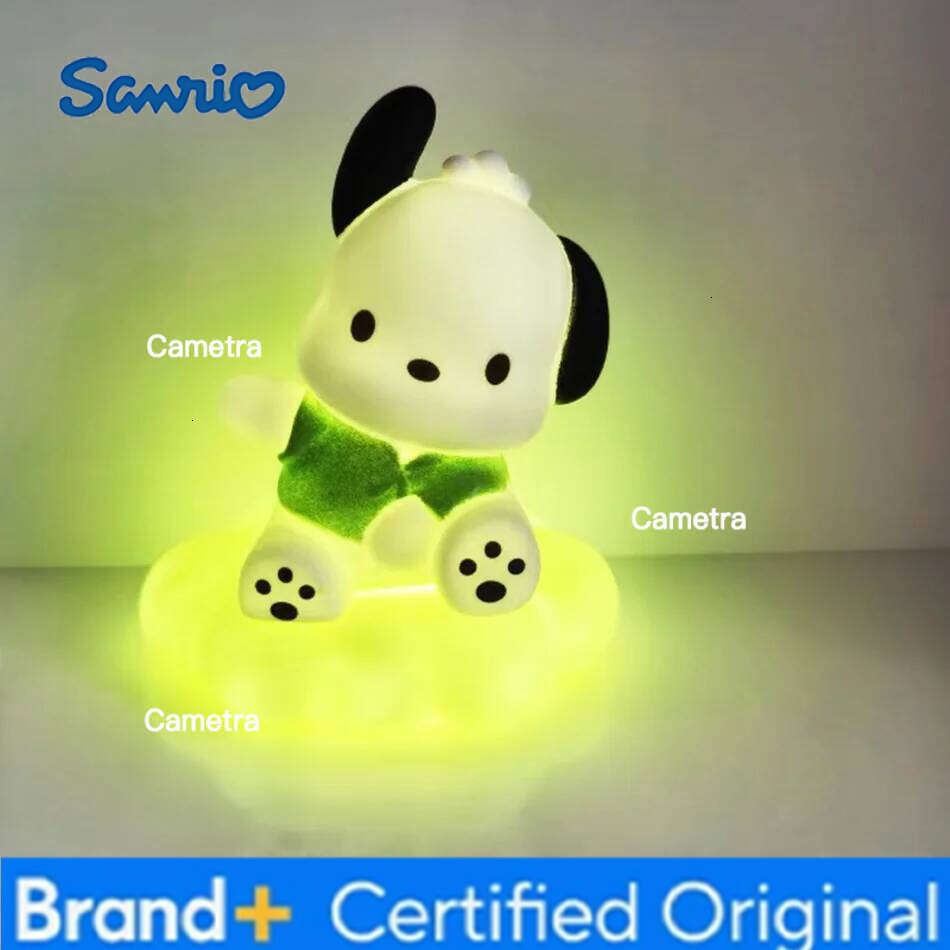 Sanrio New Kawaii s Night Enamel Cloud Cartoon Kuromi Cinnamoroll Pochacco Small Table Light Illuminating Decoration H260128