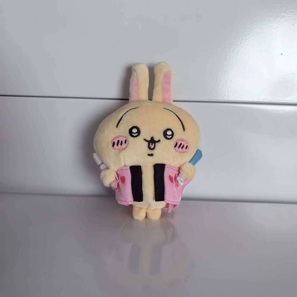 New Chiikawa Plush Big Eyes Peripheral Support Rabbit Usachi Usagi Concert Cute Doll Bag Pendant Back Packaging Decoration Y260128