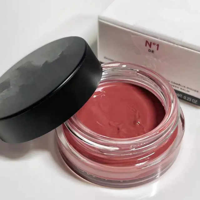 Powder Blusher Cream Matte Camellia Makeup Waterproof Sweat Proof Quick Makeup Multi Effect Lip Cheek Honey Cream Makeup