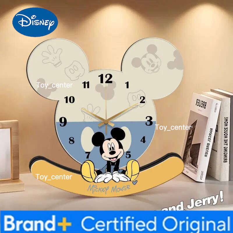 Disney Mickey Clocks Gizmo, Office Desks, Silent Place-Holders, Wine Cabinets, Entryway Desk Clocks, Home Decoration H260128
