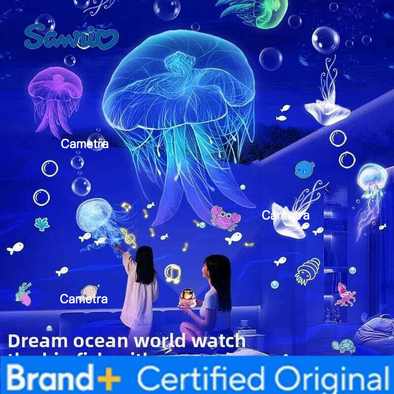 Sanrio Projector Night Bedroom Light Starry Sky Atmosphere Dreamy Decoration Children's Birthday Gift H260128