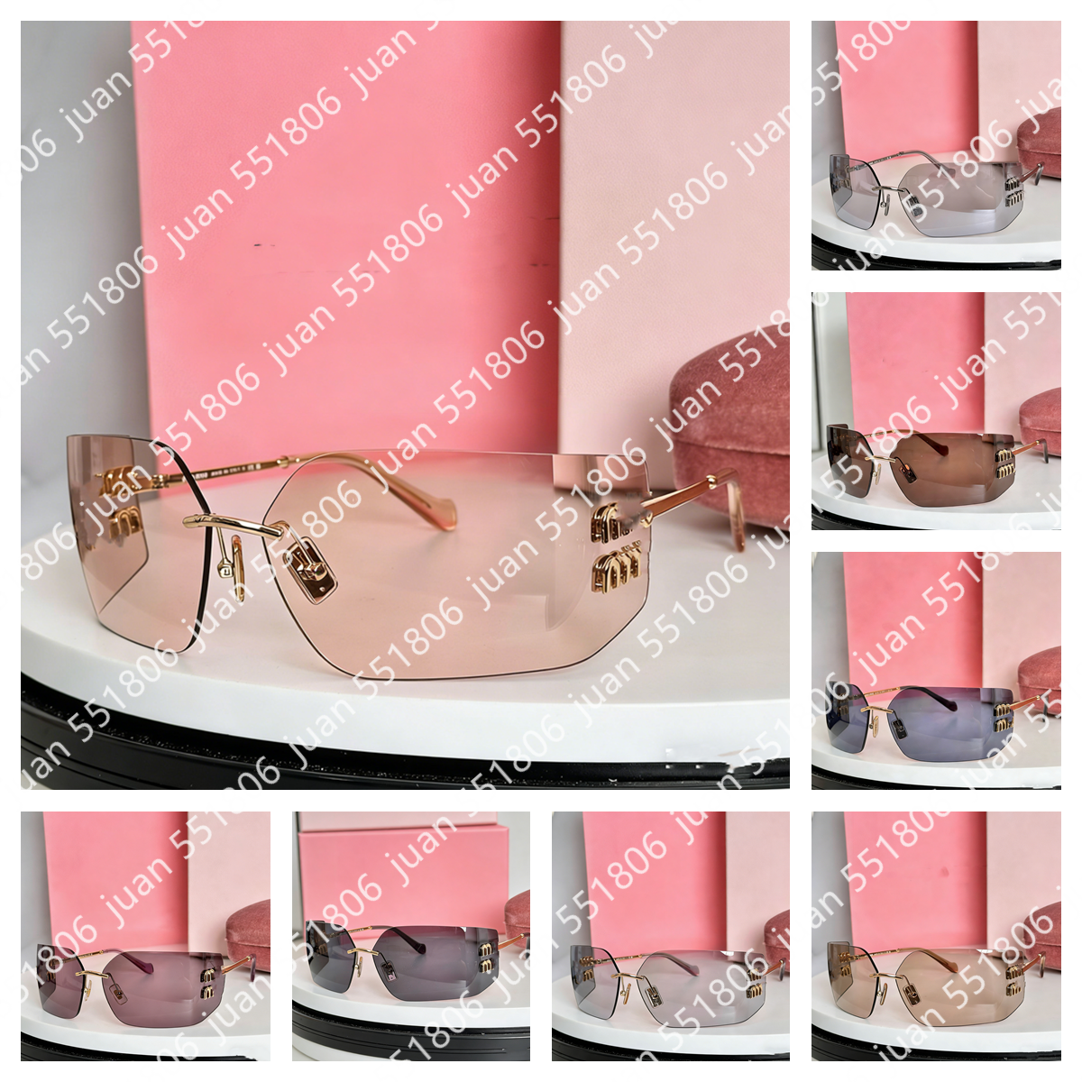 Sunglasses for women Fashion glasses oval frame Designer sunglass women luxury sunglasses high quality sunglasses sunglasses men with box MU54YS