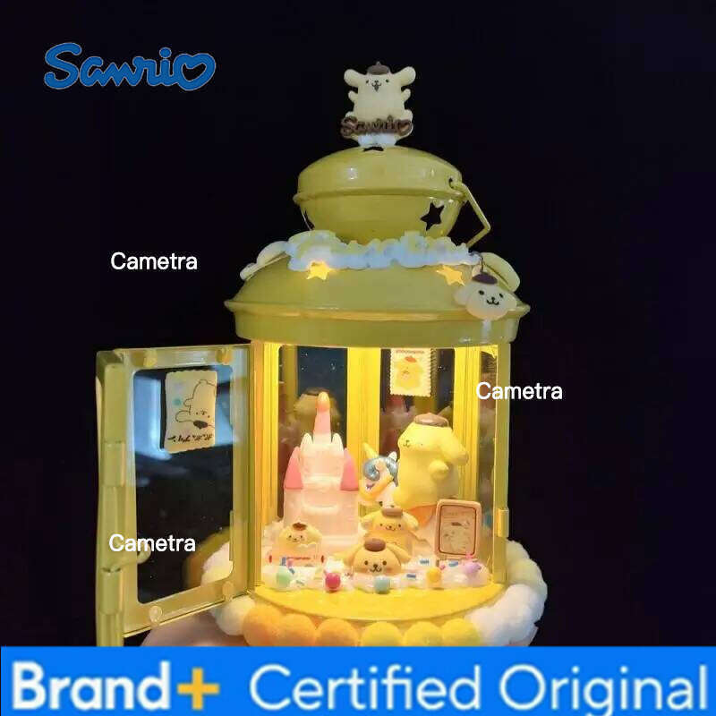 Sanrio Kawaii Night Light Hello Kitty Kuromi Hot DIY Table Lamp Cute New Desktop Toy Decor Ornament Birthday Xmas Girls Gift H260128