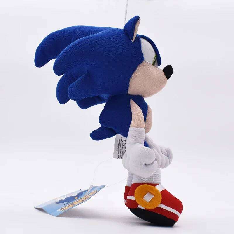 Hot Selling 30cm Shadow Blue Animated Toy Sonic Children's Soft Plush Hedgehog Doll Pp Cotton Kids Birthday Gift Y260128