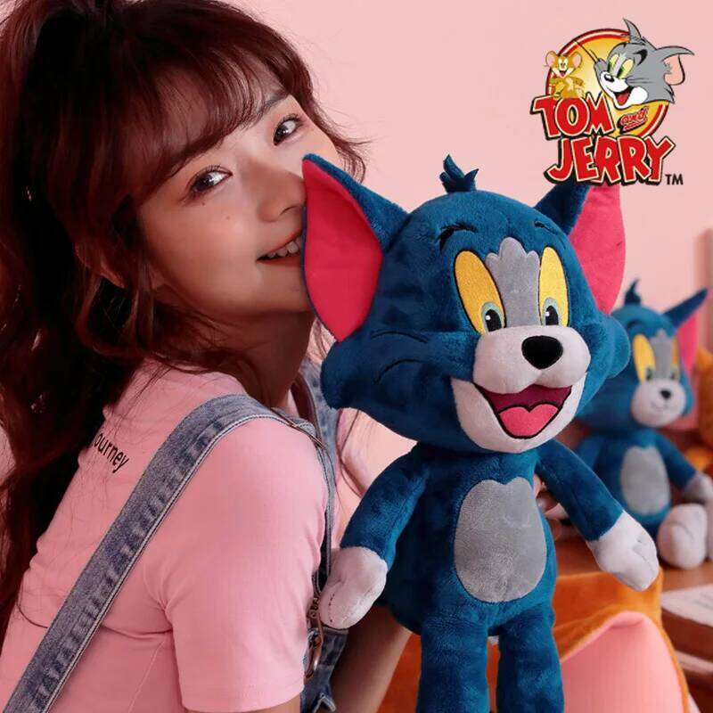 Original Tom and Jerry Plush Toy Cartoon Movie Cat Nibbles Mouse Plushies Stuffed Animals Soap Action Figure Studio Doll Toys Y260128