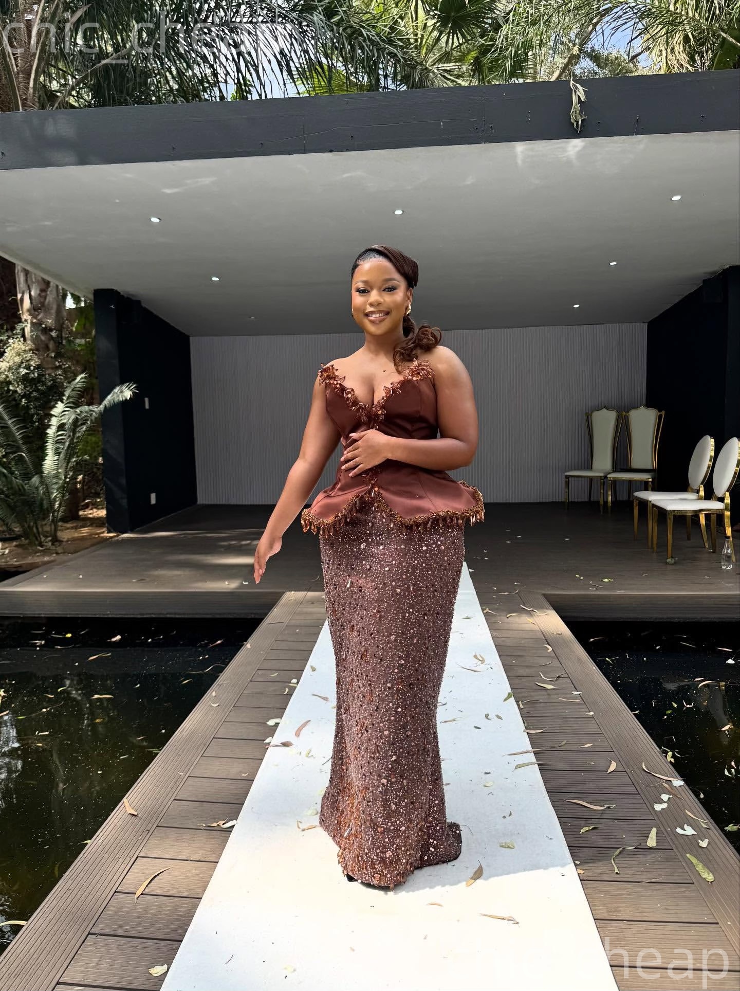 Aso Ebi Brown Sheath Prom Dresses 2026 Beaded Crystals Sweetheart Sequined Evening Formal Party Second Birthday Engagement Gowns Dress For Special Occ