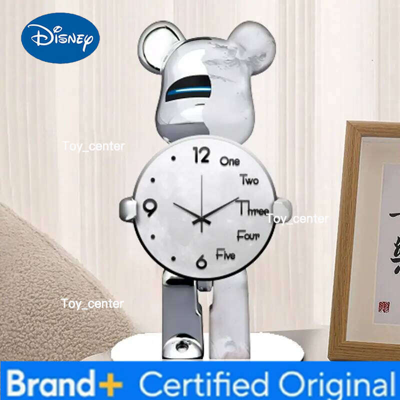 Disney Table Bear Clock Fashion Silent Creative Living Room Study Bedroom Time Management Ornaments H260128