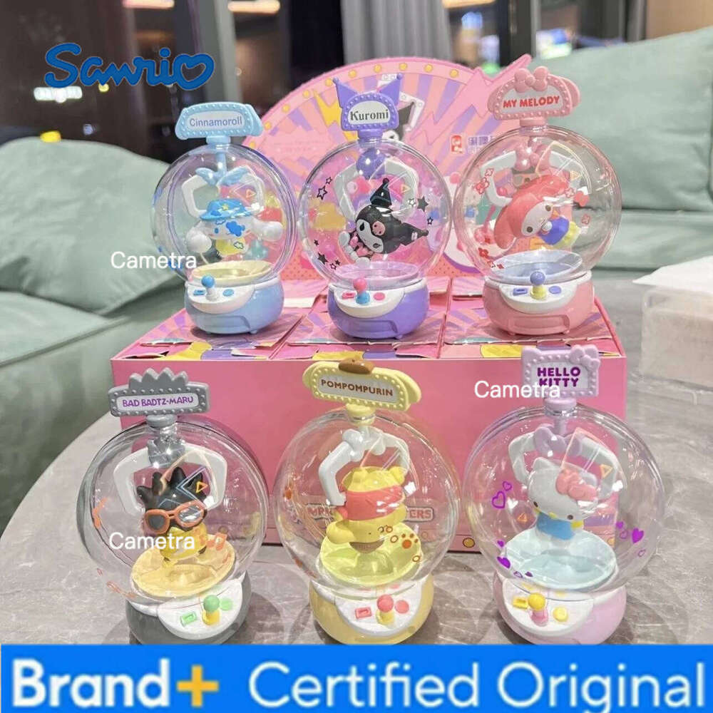 Sanrio series claw machine model kuromi hellokitty toys boys and girls holiday gift table bedside decoration H260128