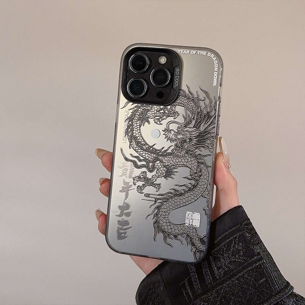 Chinese Dragon Compatible with 17 16 Case National Trend iPhone 15 Pro Max Personalized 14 Laser 12 Premium 13 S260128