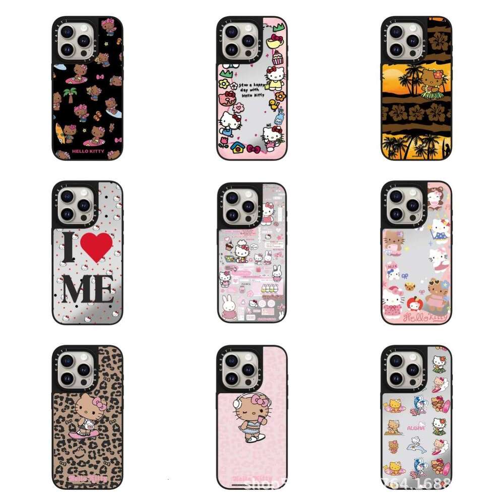 MagSafe Magnetic Hello Kitty Compatible with Apple 16 Phone Case iPhone 17 Pro Max Card S260128
