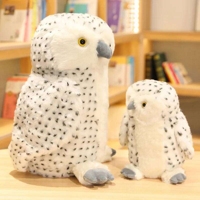 Imitation owl plush cute eagle doll children early education toys zoo Y260128