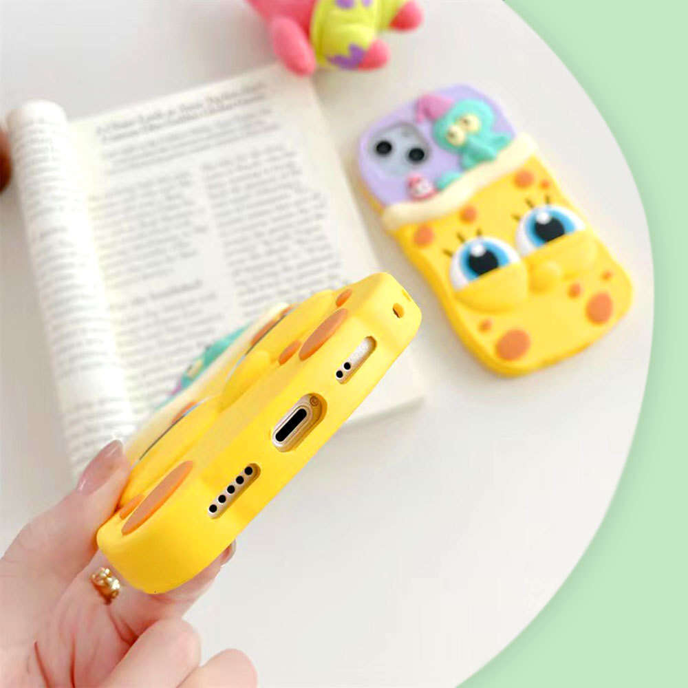 Shockproof Wear-resistant Liquid Silicone Cartoon 3D Phone Case Protective Cover Customizable S260128