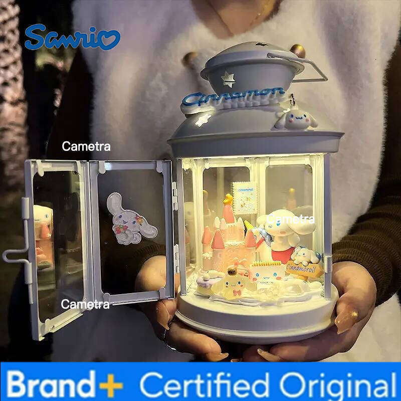 Sanrio New Hello Kitty Kuromi My Melody Cinnamoroll Creative Personality Cartoon Cute Girly Heart Tabletop Decoration Night Light Gift H2601281