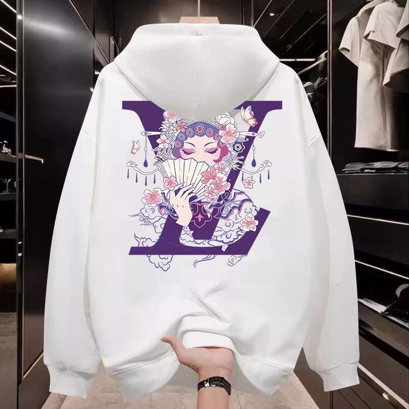 Sweatshirt 2025 New Spring Autumn Thin Loose Hooded Casual Fleece American Style Cool Men's Jacket