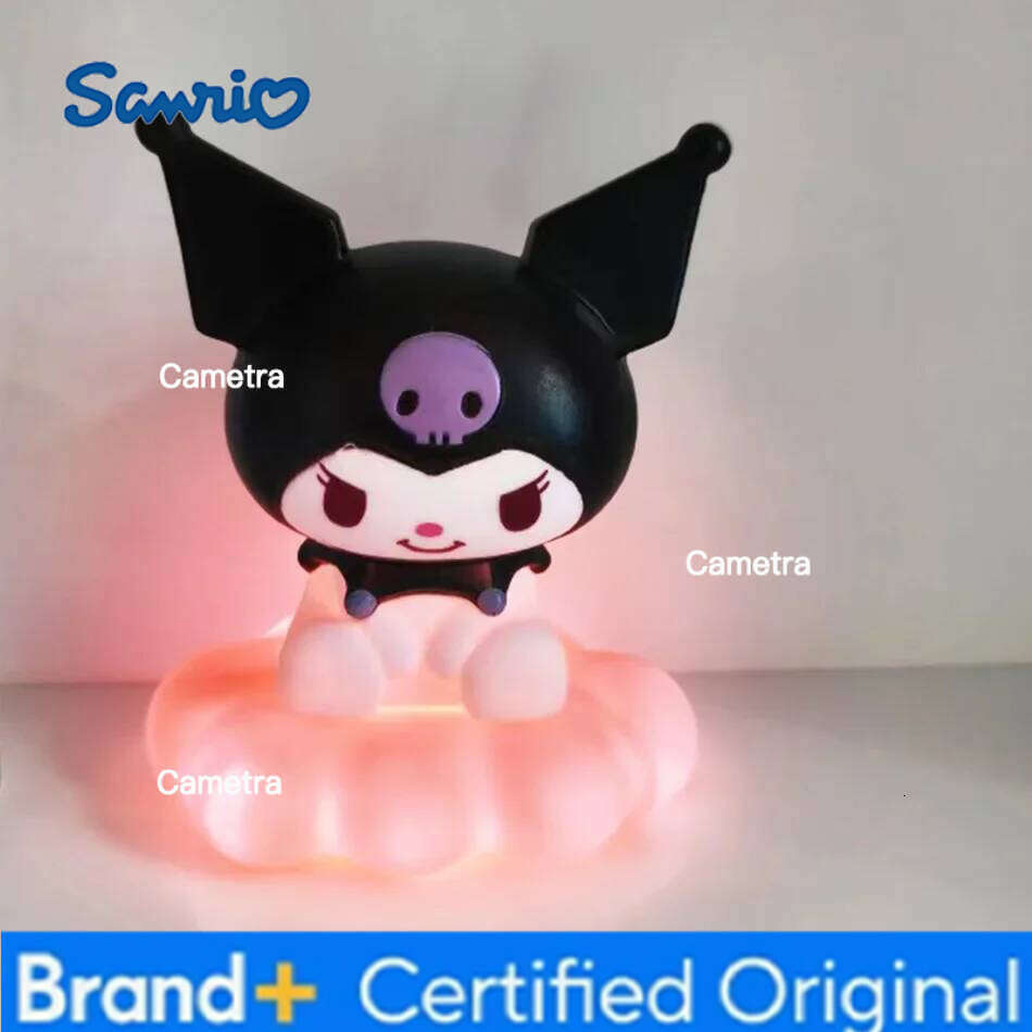 Sanrio Kawaii New Enamel Cloud Night Light: Cartoon Kuromi/Cinnamoroll/Pochacco Small Table Lamp Illuminating DecorationA H260128