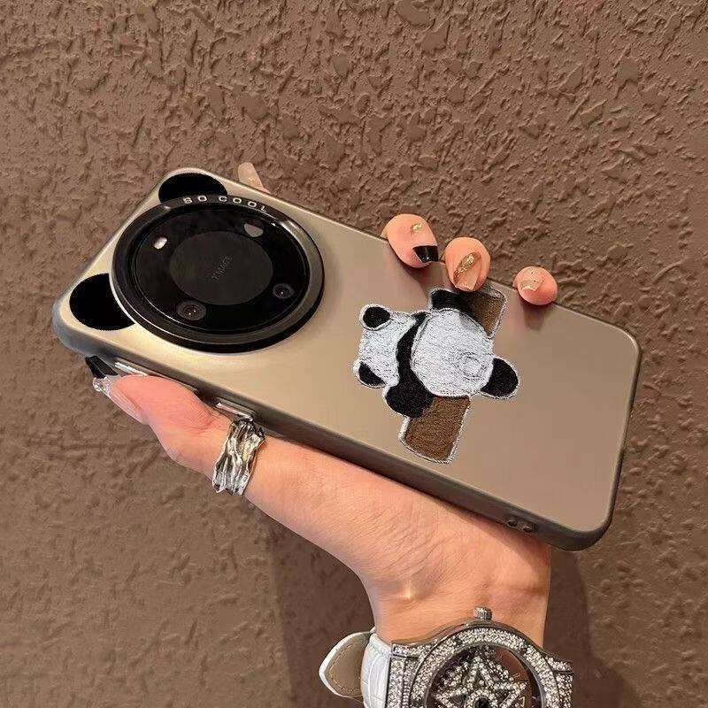 Playful Panda Huawei Mate60 Pro Phone Case P60E Compatible with Nova 12/11 Niche MT50/P40 Cute S260128