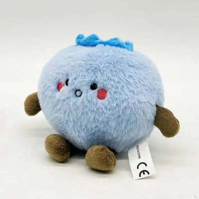 14cm simulation new innocent blueberry stuffed plush toy cartoon anime cute pillow for children's birthday gift fun doll Y260128