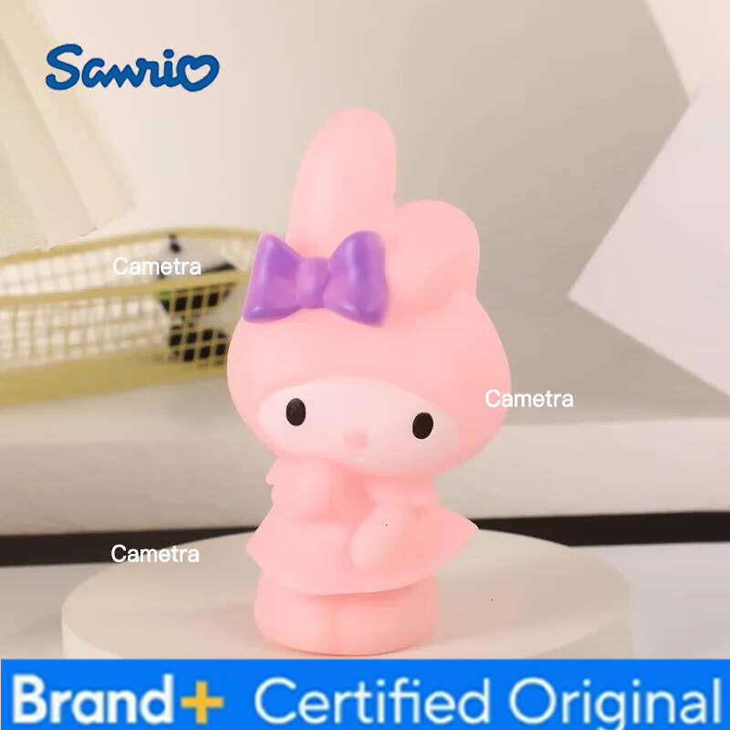 Sanrio Anime Hello Kitty My Melody Night Light Bedroom Lamp Action Figures Model Toy Collection Ornaments Decoration Kids Gifts H260128