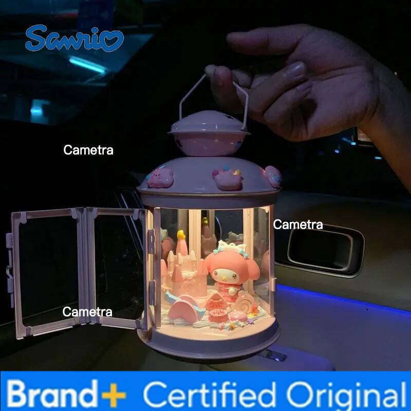 Sanrio Anime Hello Kitty My Melody Kuromi cosplay phone booth style cartoon atmosphere night light kawaii desktop ornaments gift H2601281