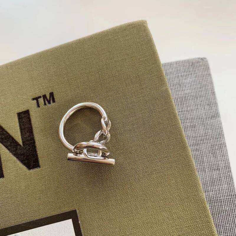 925 Sterling Silver Chain Simple Geometry Adjustable Ring For Women Fashion Wedding Fine Jewelry Wholesale Jewellery XJ260127