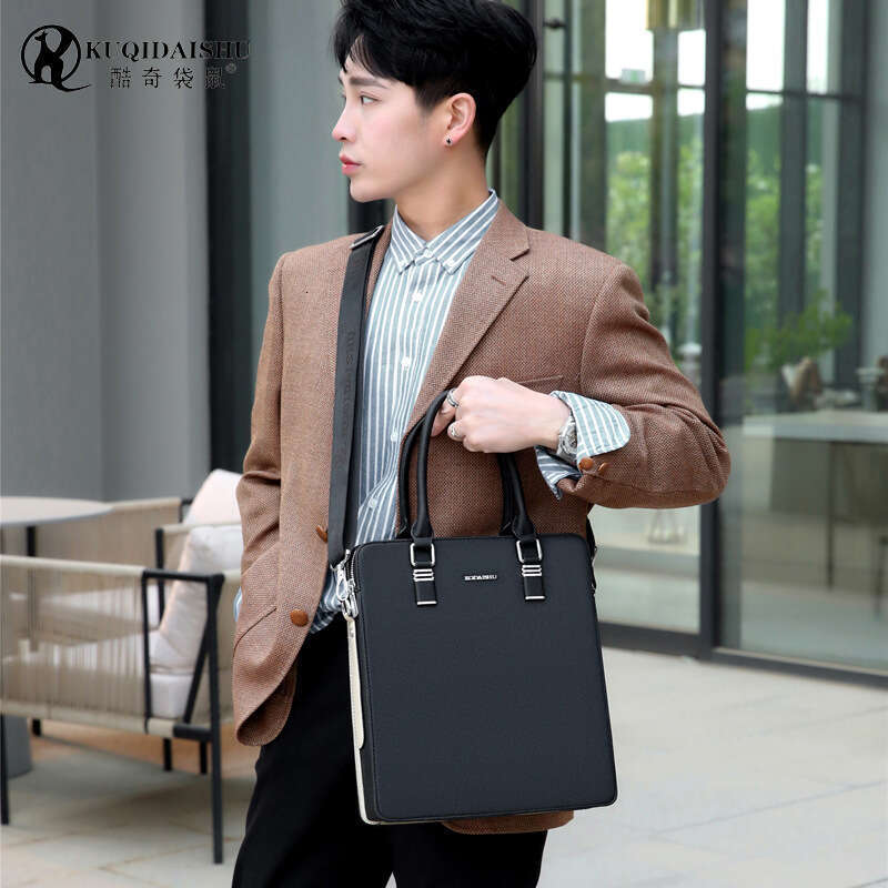 Luxury Shoulder Bags New Cool Kangaroo Shaped Double Zipper Men S Laptop Business Single Crossbody Bag SENYY
