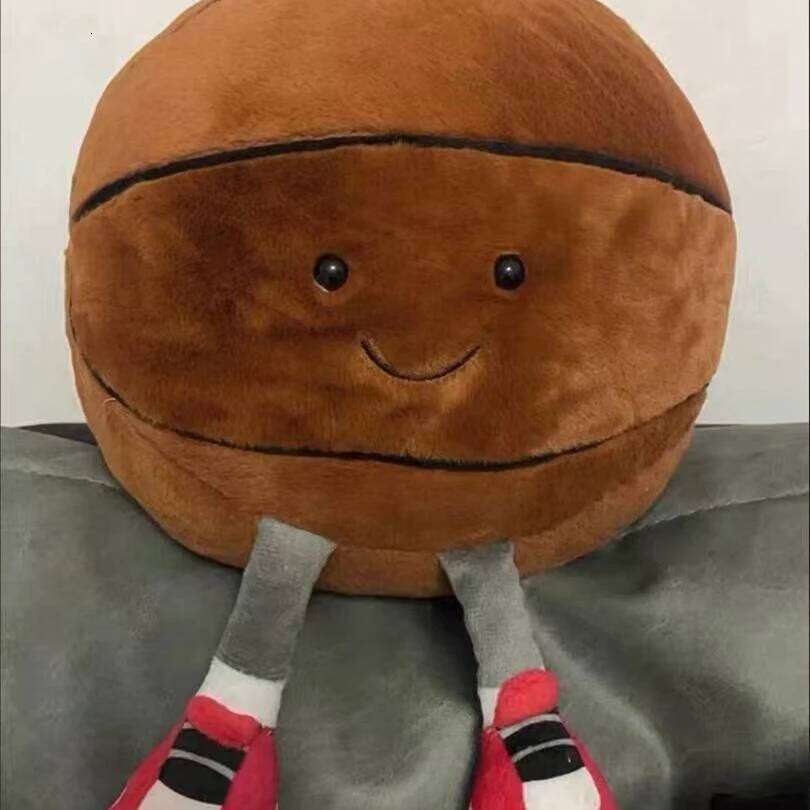 Creative Basketball Funny Soccer Football Plush Pillow Children's Bed Room Decoration Accessories Soft Stuffed Toy Y260128