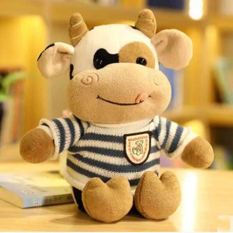Cute Cow Toy Rag Doll for Girlfriend Children's Gifts Plush Toys Pillow Plushie Stuffed Animal Patung Dolls Y260128