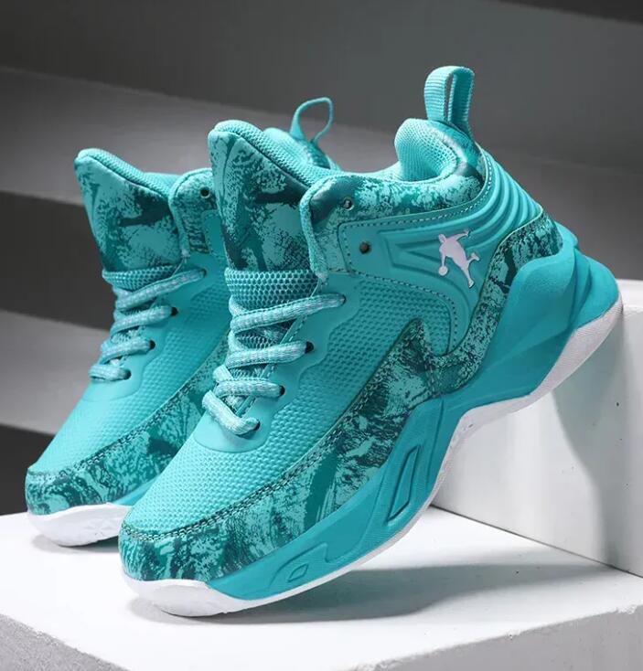 New Boys Fly Brand Basketball Shoes for Kids Sneakers Thick Sole Non-slip Children Sports Shoes Child Boy Basket Trainer Shoes Z 1.28-1