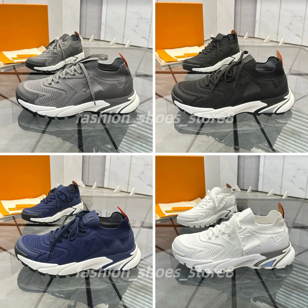 Designer Runner Tatic Sneaker Men Casual Shoes Luxury Breathable trainers Outdoor running Shoes Classic Fashion High quality Sneaker Thick-soled Trainers with box