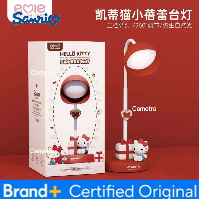Sanrio New Hellokitty Desktop Charging Light Anime Cartoon My Melody Room Night Lamp Ornaments Girls Birthday Gifts H260128