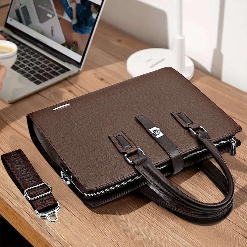 Luxury Shoulder Bags Fashion Handbag Horizontal Business Commuter Briefcase Men S A File Laptop Bag Gift SENYY
