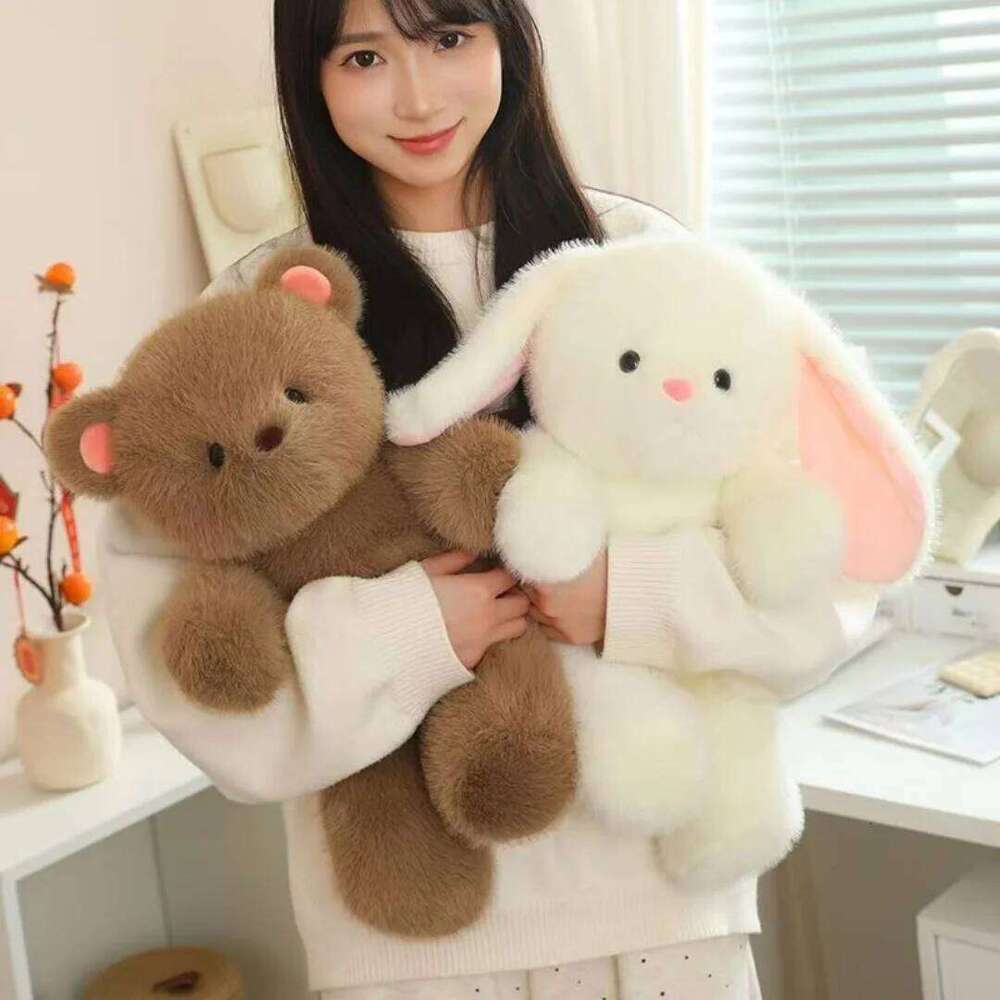 Popular Run Series Bears, Bunny Cute Plush Toys, Dolls, Girls' Day Gifts Y260128