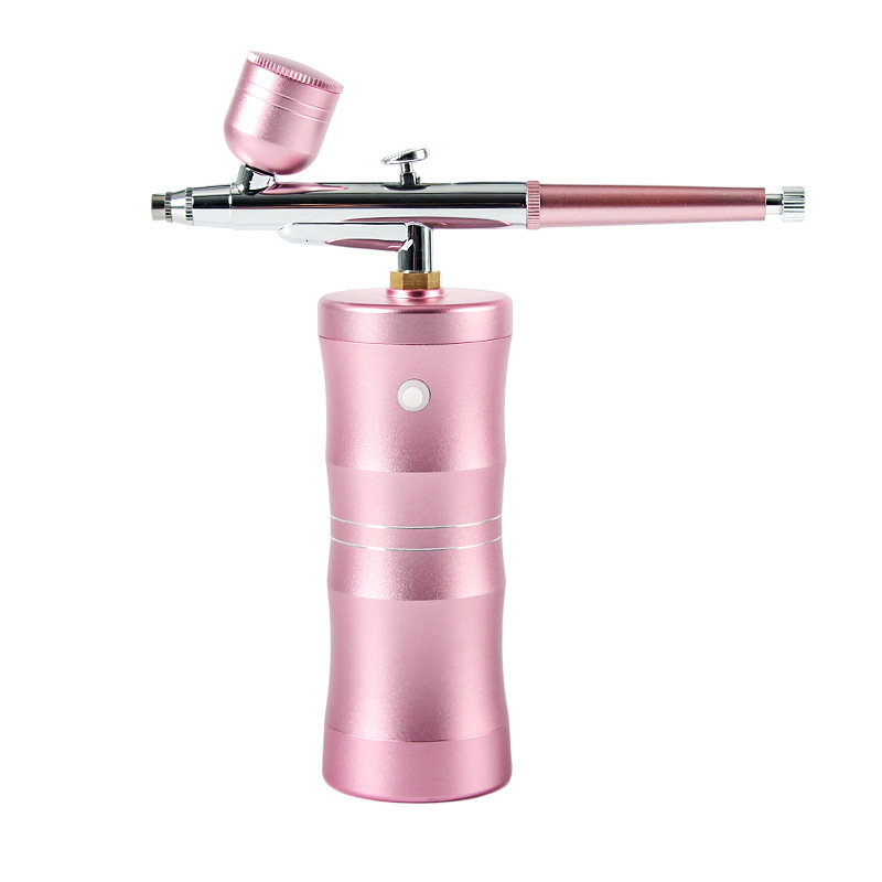 Foreverlily 0.3mm Nail Airbrush Kit 1200mA Portable Airbrush Nails Art Painting Spray Gun For Makeup Cake Paint Barber 240716