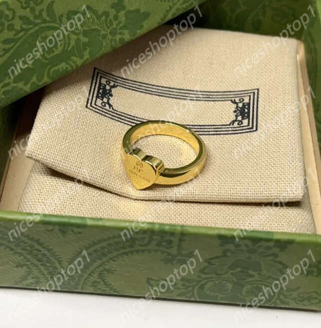 GG gg Silver Designer Love Ring High Quality Titanium Steel Heart Couples Wedding Rings For Men And Women Wdding Jwlry Lady Party Gift Size 6 7 8 9 0ba