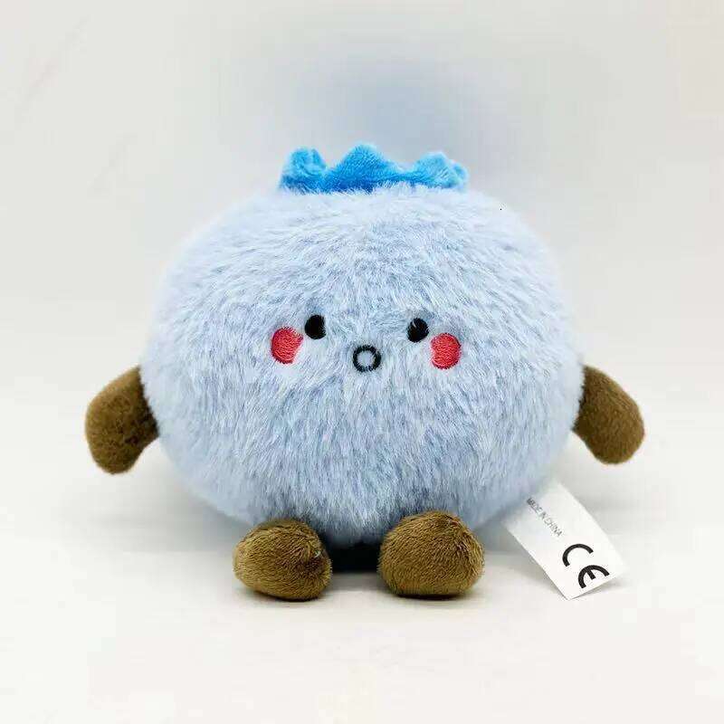 14cm simulation new innocent blueberry stuffed plush toy cartoon anime cute pillow for children's birthday gift fun doll Y260128