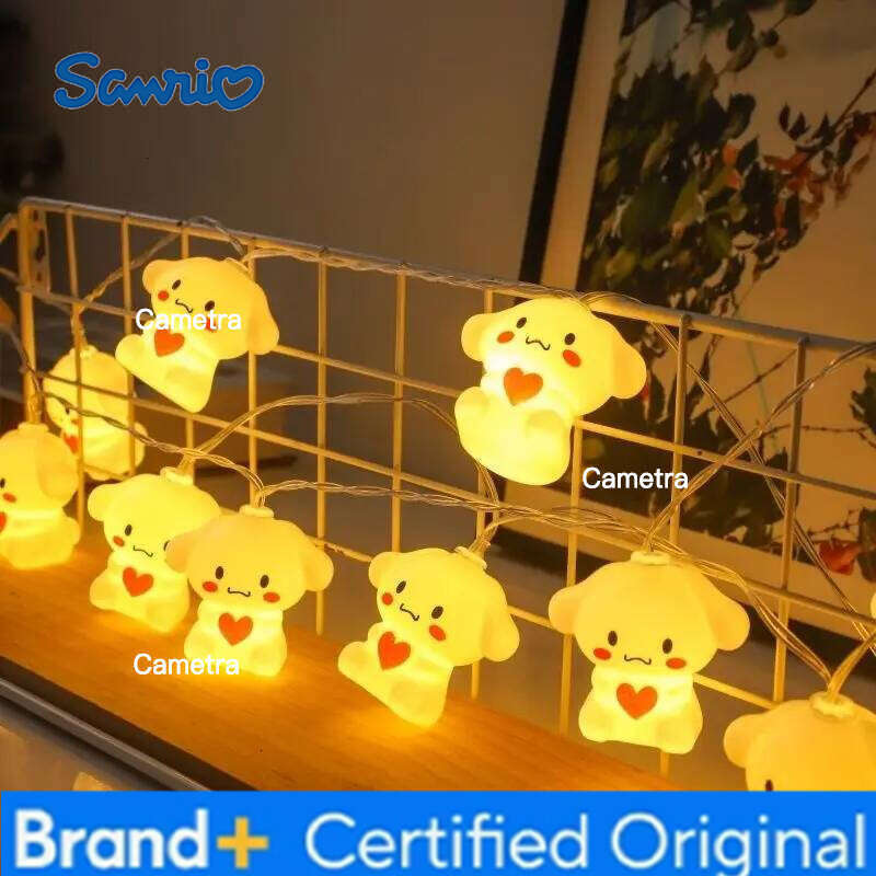 Sanrio 1.5/3m LED Cartoon Hello Kitty String Lights Kids Room Battery/Usb Operated Hanging Lamp Christmas Festival Decor Light H260128