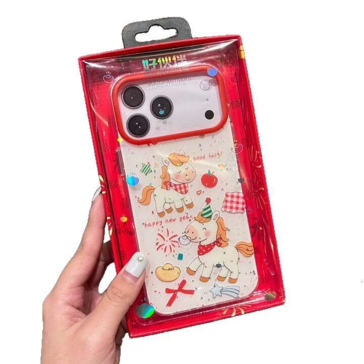 of the Little Horse Apple 17 Pro Max Phone Case Compatible with Huawei Mate 80 New Year S260128