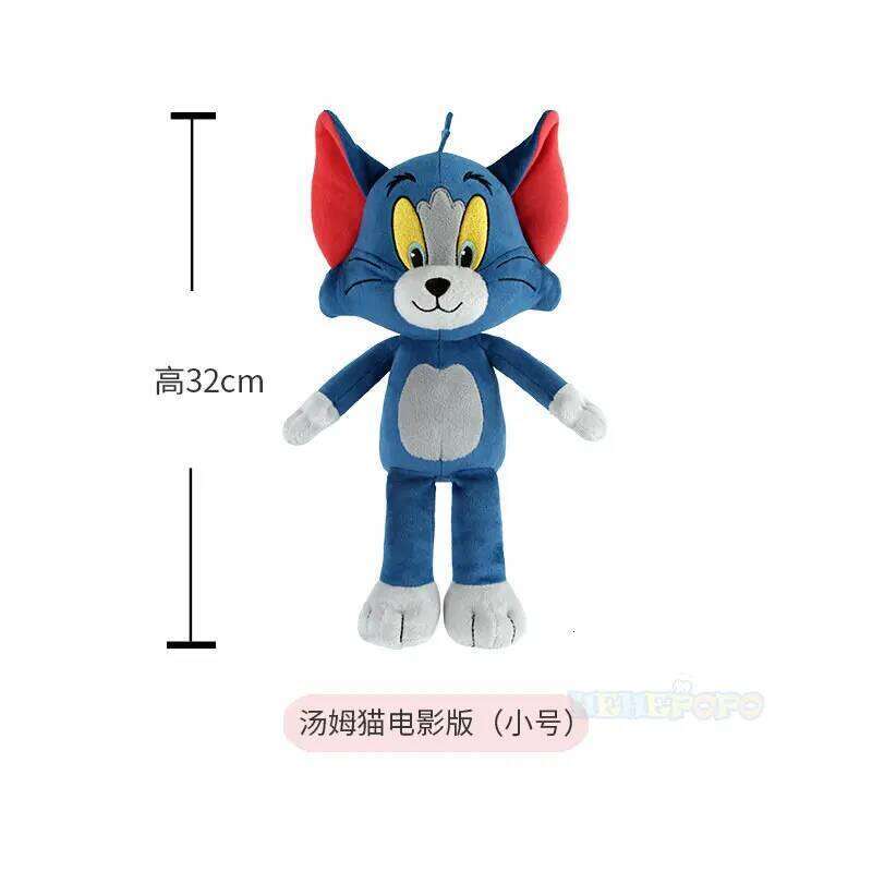 Original Tom and Jerry Plush Toy Cartoon Movie Cat Nibbles Mouse Plushies Stuffed Animals Soap Action Figure Studio Doll Toys Y260128
