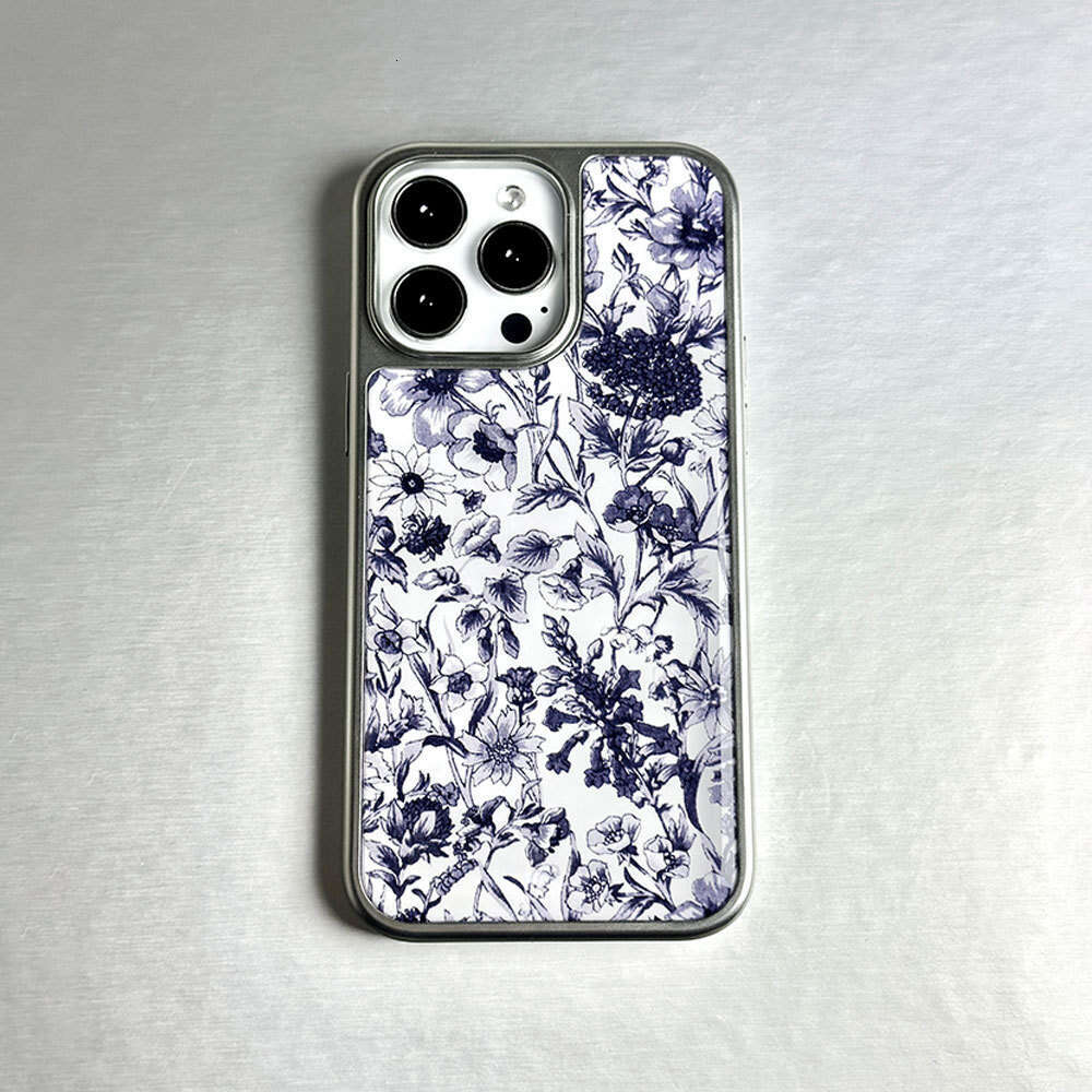 Full Screen Small Flower Compatible with iPhone 16 Phone Case Apple 15 Protective Cover 14 Electroplated 13 Pro Niche S260128 164