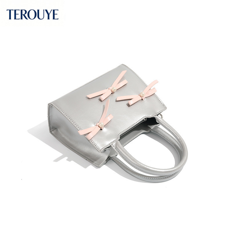 TEROUYE autumn and winter new French style niche design minimalist trend bow fashion style bag women's shoulder bag bag
